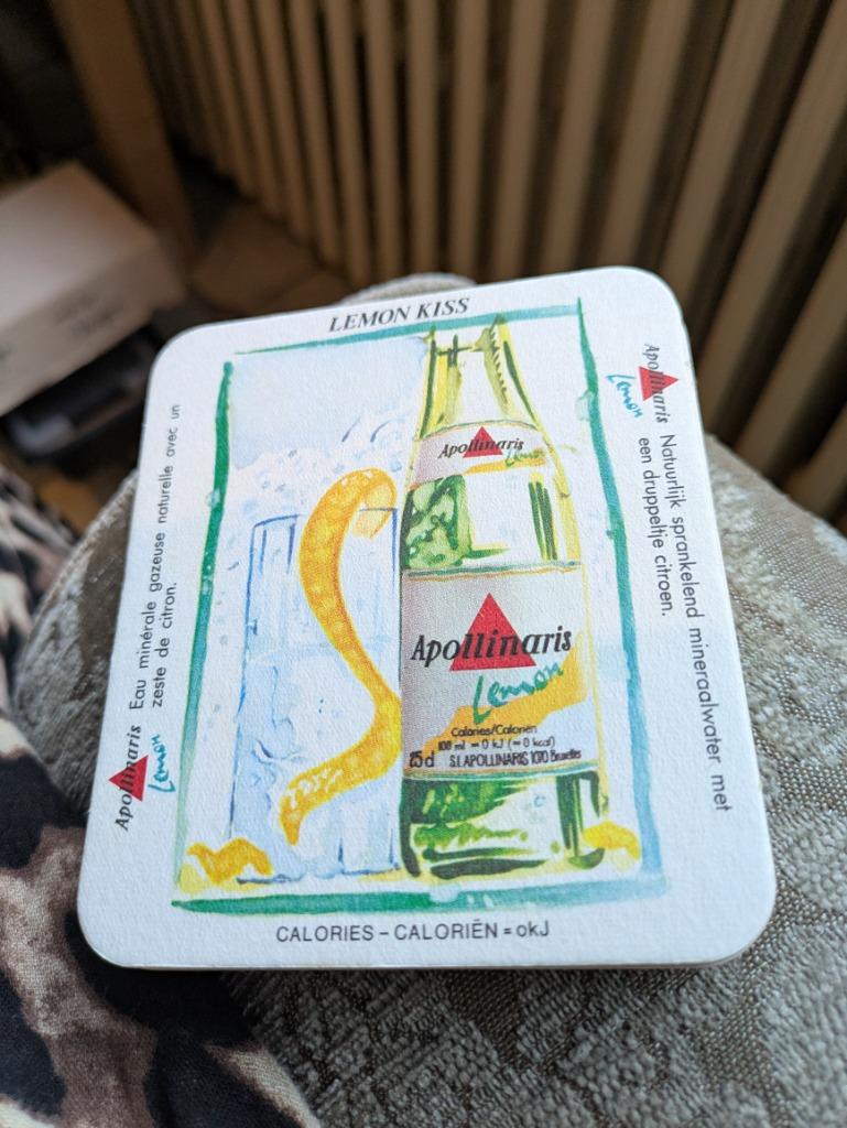 Apollinaris, Ophalen of Verzenden, Zo goed als nieuw, Viltje(s)