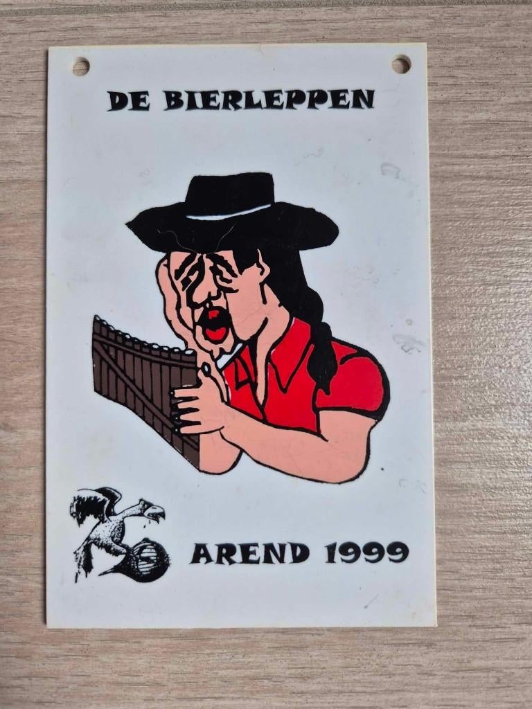 Carnaval Aalst medaille De Bierleppen 1999, Ophalen of Verzenden