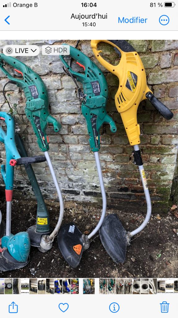 Outillages horticoles électriques, Enlèvement ou Envoi