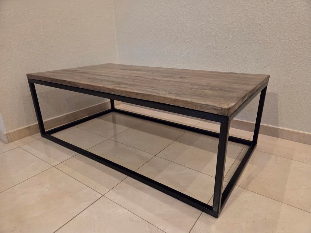 Table basse industrielle — Maison du Monde — 130x70x45cm, Enlèvement, Comme neuf