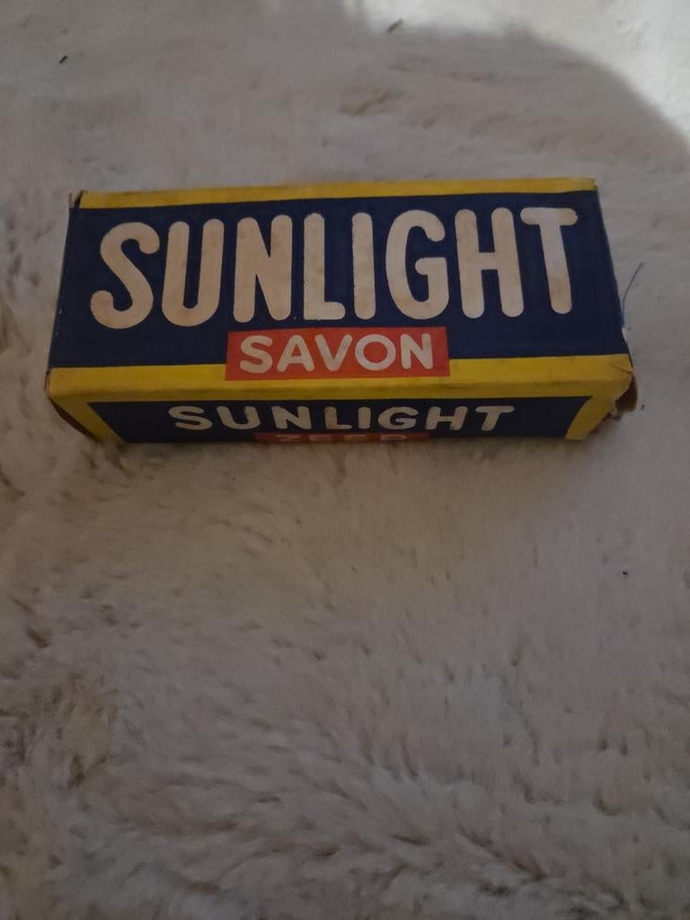 Vintage sunlight zeep in originele verpakking, Ophalen of Verzenden