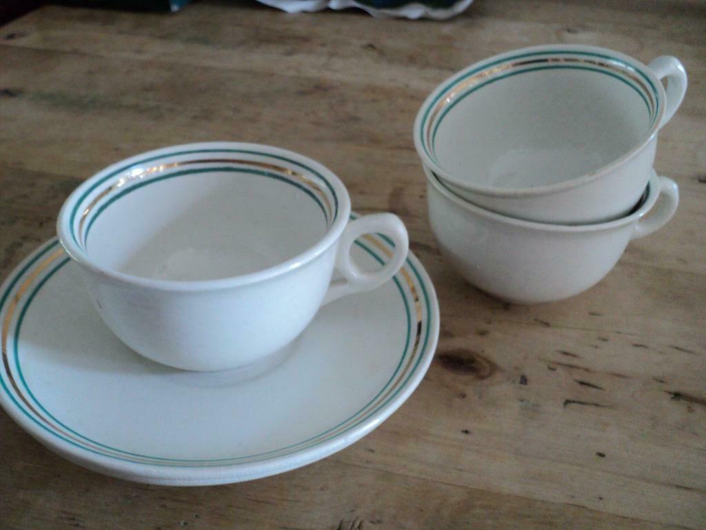 NIMY 3 koffietasjes en 2 onderbordjes, Enlèvement ou Envoi