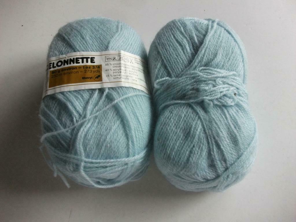 Laine tricot Bercelonette Bergere de France bleu gris et cla, Enlèvement ou Envoi, Comme neuf, Tricot ou Crochet, Laine ou Fils