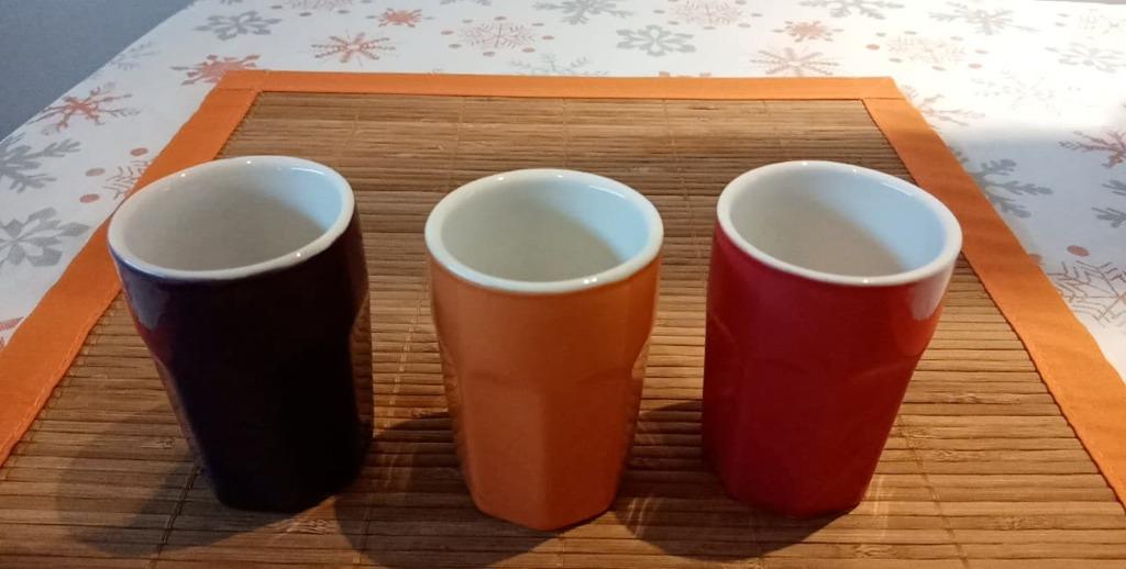 3 keramieken potjes bekers, Keramiek, Overige typen, Nieuw, Ophalen of Verzenden
