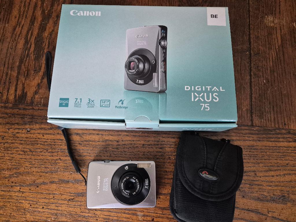 Canon Ixus 75 compacte camera, 7 Mégapixel, Canon, Moins de 4 fois, Compact