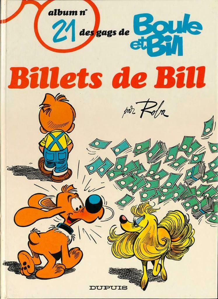 Boule et Bill,Billets de Bill,Première édition, Une BD, Enlèvement ou Envoi, Utilisé