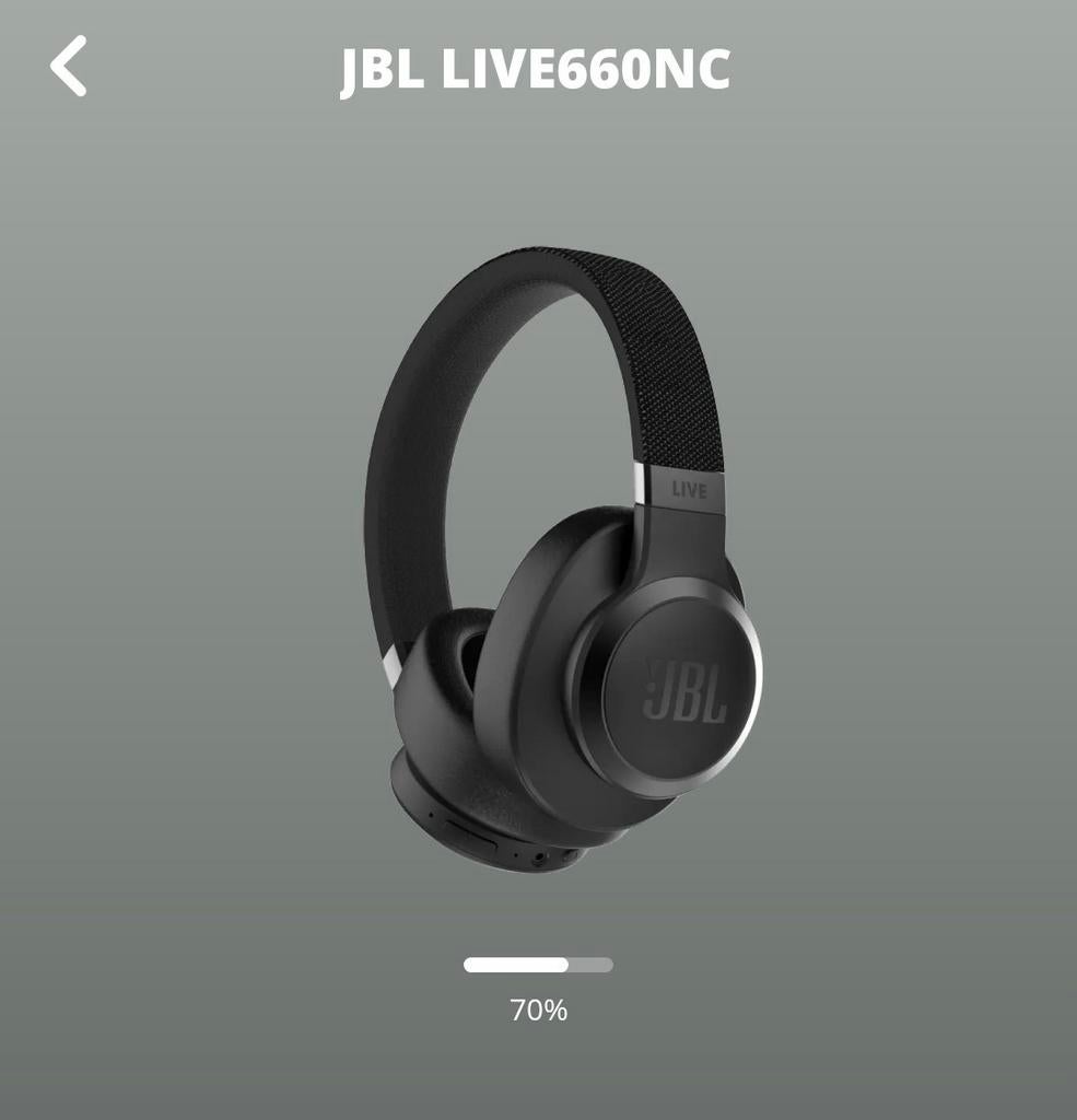 JBL LIVE660NC, JBL, Comme neuf, Enlèvement, Over-ear