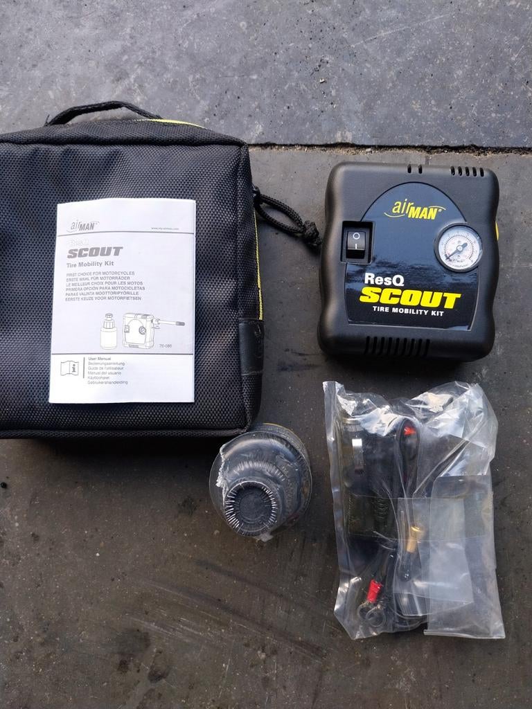 Air man ResQ scout  tire mobiliteit kit, Motoren, Ophalen