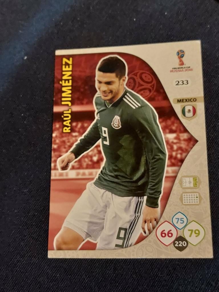 Voetbalkaart / Panini / Raul Jimenez / Mexico / WK 2018, Verzenden, Zo goed als nieuw, Spelerskaart