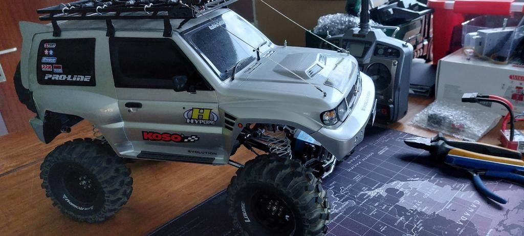 Tamiya CR01 Mitsubishi Pajero Crawler 1/10, Hobby en Vrije tijd, Modelbouw | Radiografisch | Auto's, Elektro, Auto offroad, Ophalen of Verzenden