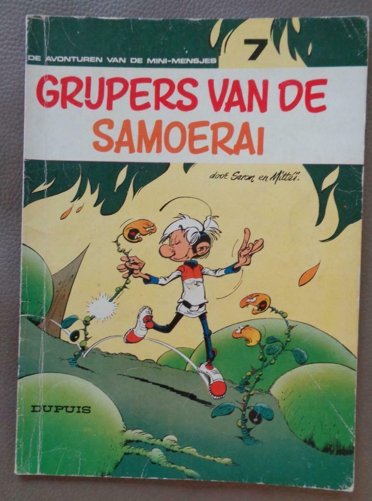 De Mini-Mensjes - album 7 (V13) - Grijpers van de Samoerai, Boeken, Stripverhalen, Ophalen of Verzenden