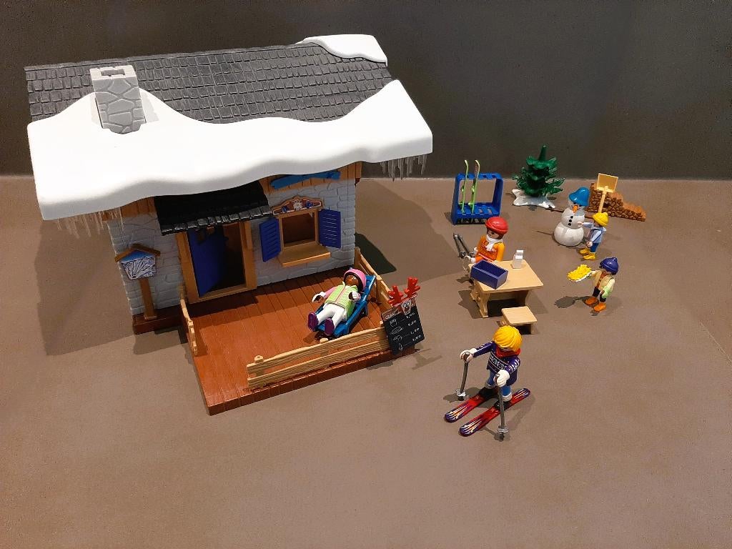 Playmobil ski, Kinderen en Baby's, Speelgoed | Playmobil, Ophalen, Zo goed als nieuw, Complete set