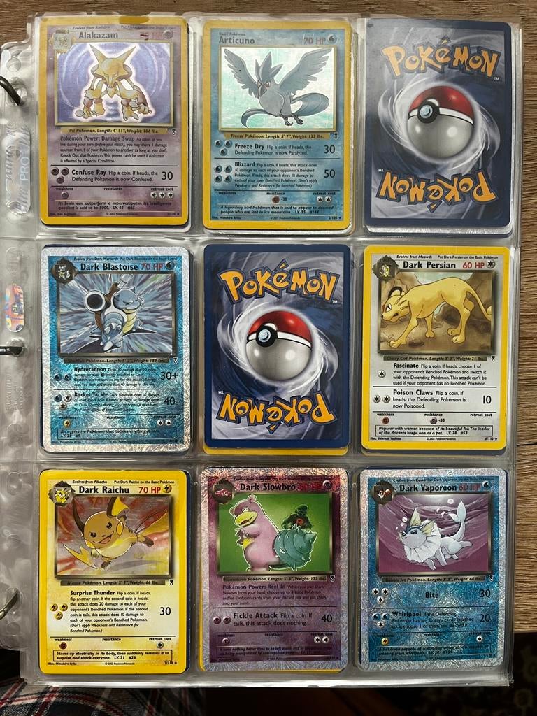Pokémon Legendary Collection Reverse holo’s, Ophalen of Verzenden, Nieuw, Meerdere kaarten, Foil