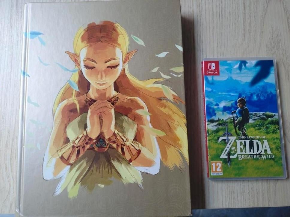 Zelda game Nintendo switch + guide boek, Ophalen of Verzenden, Zo goed als nieuw