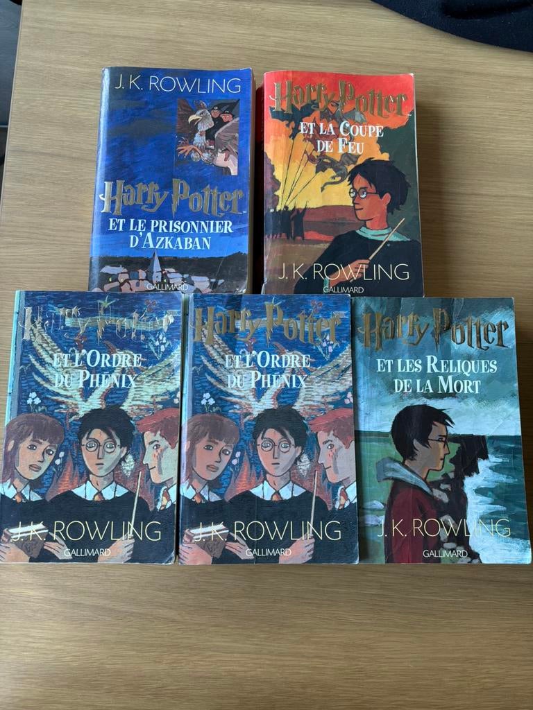 Lot livre harry potter - Galimard - Grand format !, Boeken, Science fiction, Gelezen, Ophalen of Verzenden