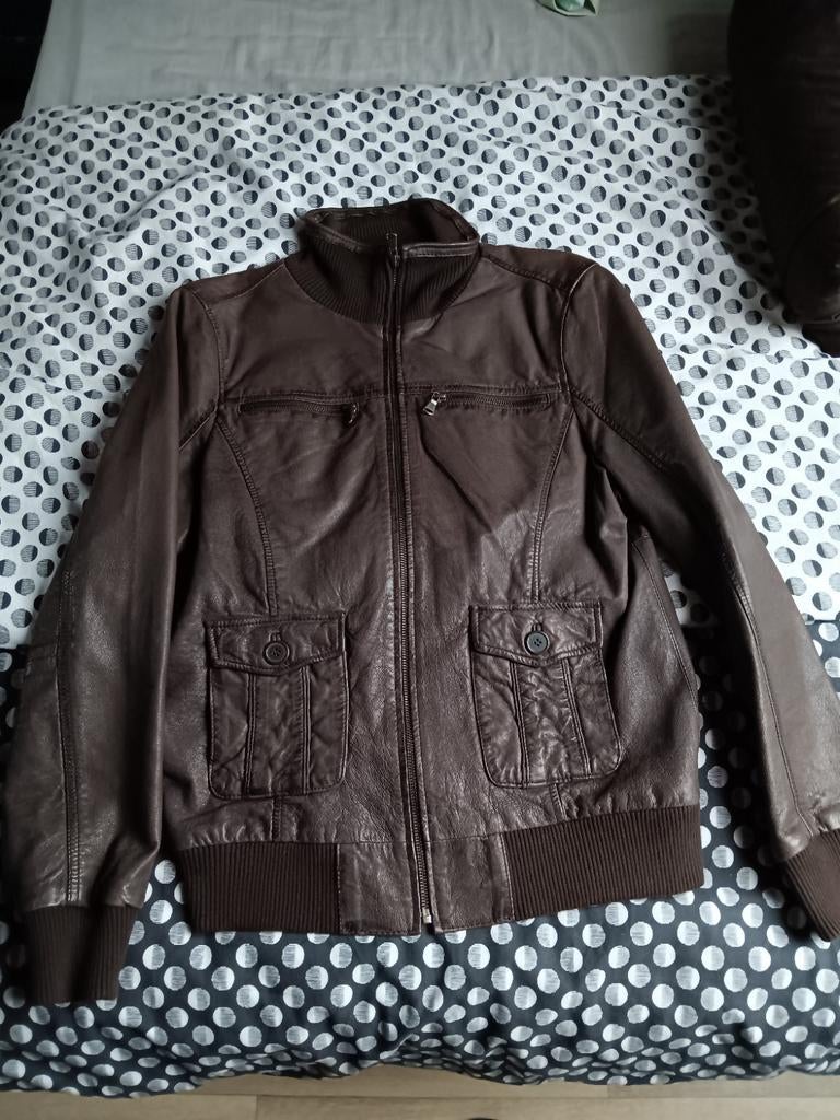 Leren jas, Bruin, JBC, Maat 46/48 (XL) of groter, Ophalen of Verzenden