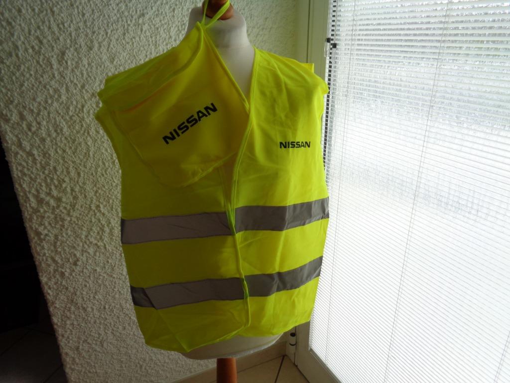 Gilet de sécurité adulte jaune. NISSAN. Taille XL, Enlèvement ou Envoi, Neuf