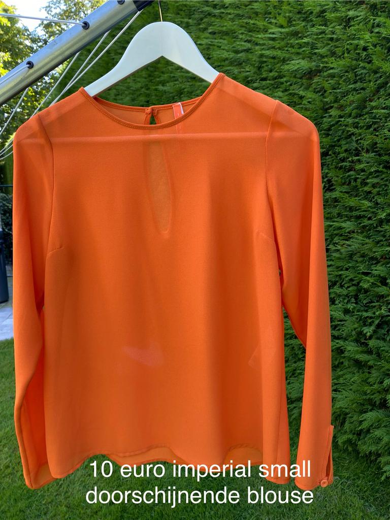 Lichtoranje blouse imperial small, Vêtements | Femmes, Neuf, Enlèvement ou Envoi, Taille 36 (S), Imperial
