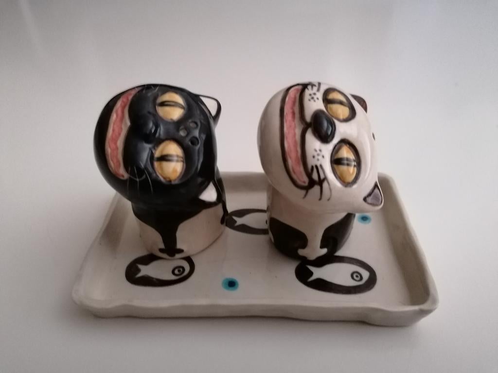 Nice Little Clay peper en zout kat, Ophalen of Verzenden, Nieuw, Keramiek