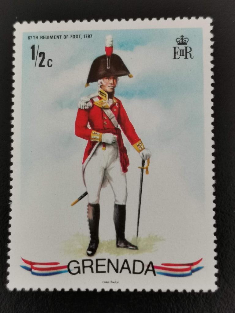 Grenade 1971 - uniforme militaire, soldats, armée **, Enlèvement ou Envoi, Non oblitéré, Amérique du Nord