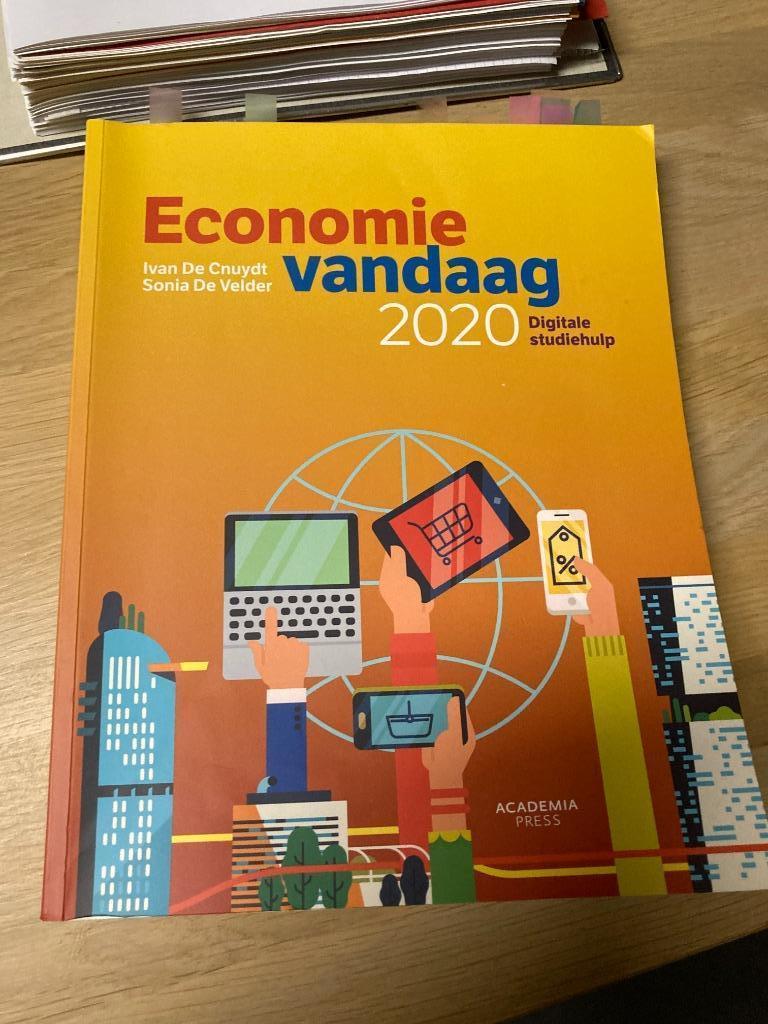 Economie Vandaag 2020 - HOGENT & samenvatting, Ophalen of Verzenden, Gelezen