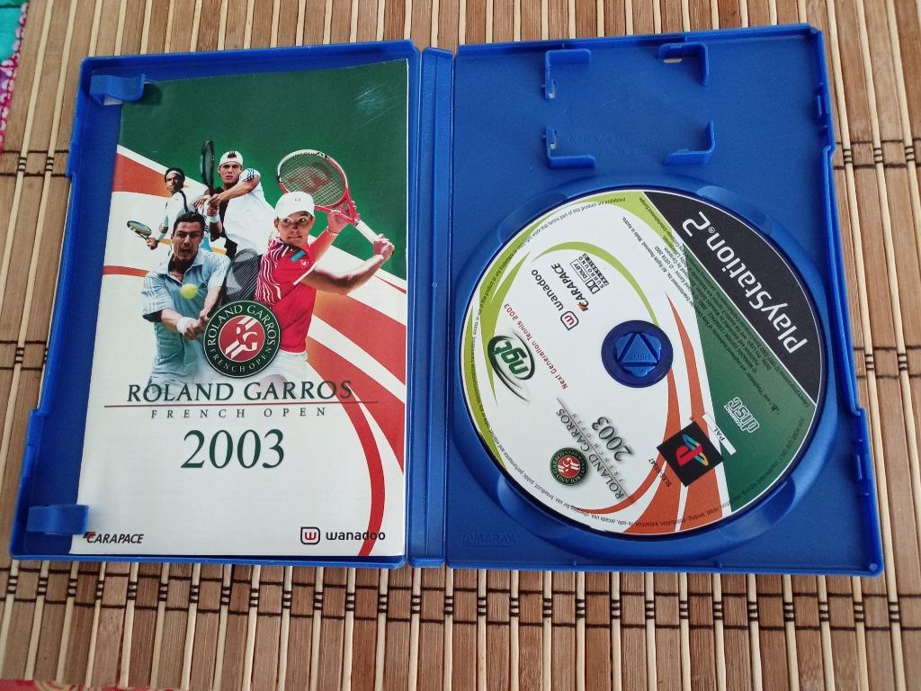 Un jeu Playstation 2 "Roland Garros 2003", À partir de 7 ans, Enlèvement, Utilisé, 3 joueurs ou plus