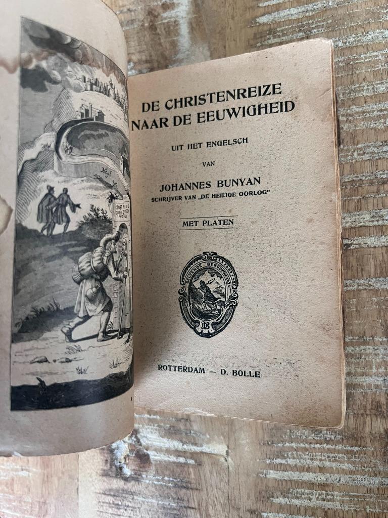 Een Christenreize naar de eeuwigheid uit het engelsch - j. B, Livres, Ésotérisme & Spiritualité, Utilisé, Autres types, Âme ou Mortalité