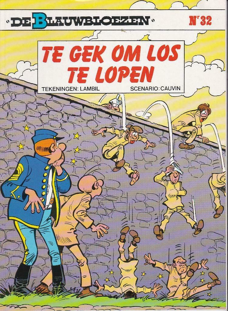 De Blauwbloezen nr 32 : Te gek om los te lopen, Enlèvement ou Envoi, Comme neuf