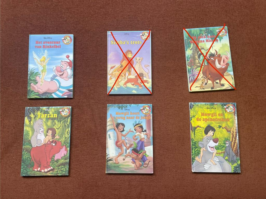 Walt disney boekenclub, Enlèvement, Autres personnages, Utilisé, Autres types