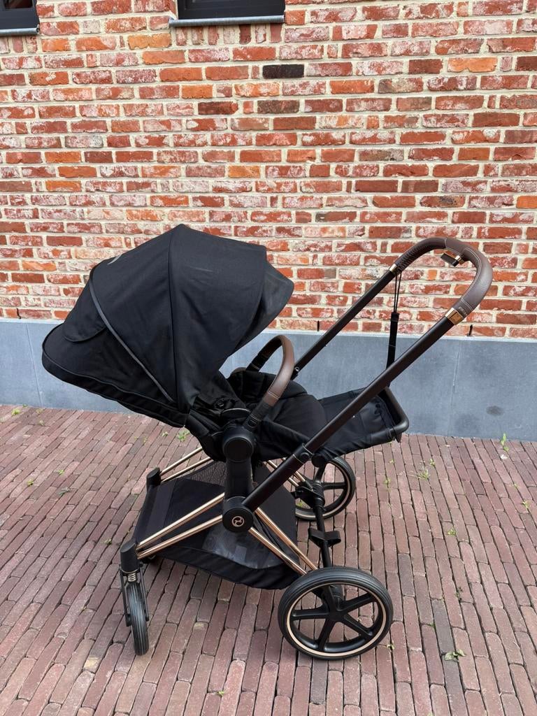 Cybex priam gold rose kinderstoel + draagmand, Ophalen, Zo goed als nieuw