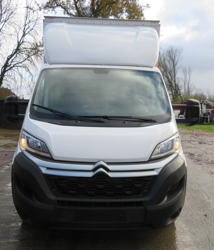 Citroën jumper 2.0blue HDI  - bak + klep - 104.738km - 2019, Entreprise, Boîte manuelle, Entretenue par le concessionnaire, Noir