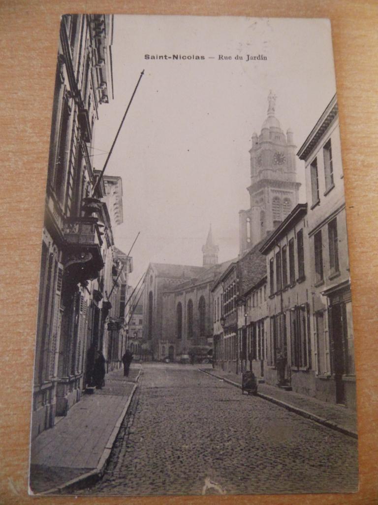 postkaart Sint-Niklaas, Enlèvement ou Envoi, Avant 1920, Affranchie, Flandre Orientale