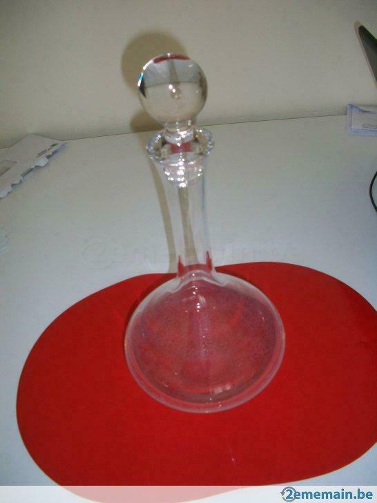cruche en verre avec bouchon, Enlèvement ou Envoi, Comme neuf
