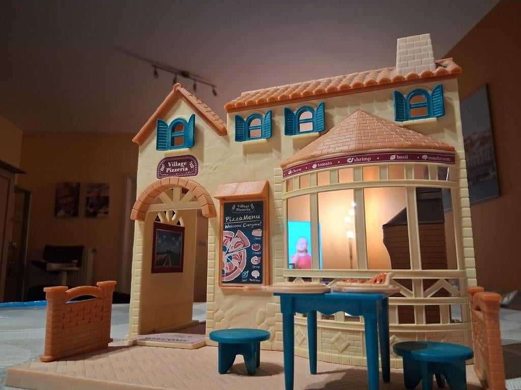 Sylvanian family pizzeria en toebehoren, Enlèvement ou Envoi