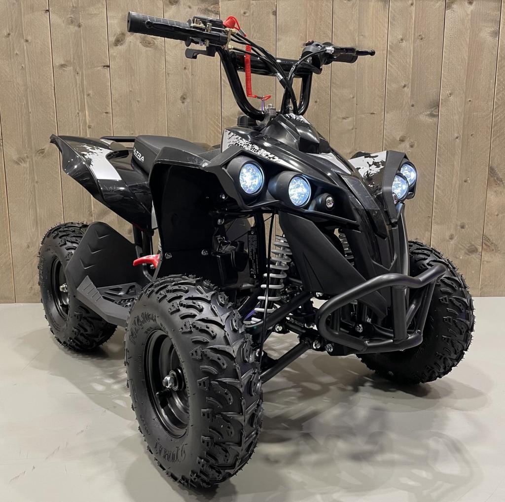 Zwarte Kinder Quad In Elektrisch Of Benzine 5 KLEUREN Nieuw, Enlèvement ou Envoi, Neuf