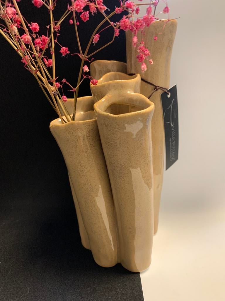 Decoratieve vaas voor snijbloemen of gedroogde bloemen, Ophalen, Zo goed als nieuw