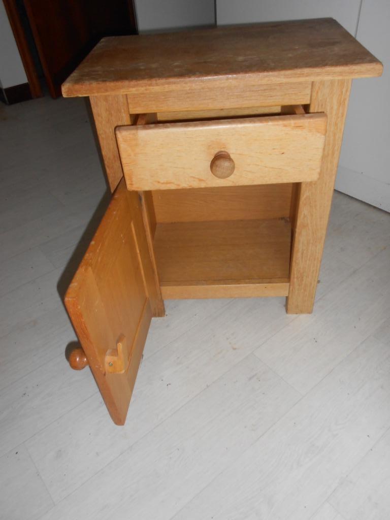 table de chevet en bois, Enlèvement