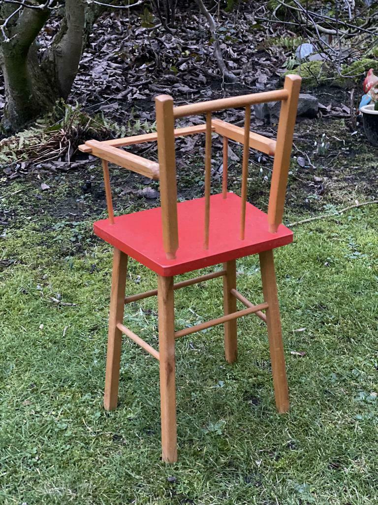 Kinderstoel poppen uit hout, Ophalen of Verzenden