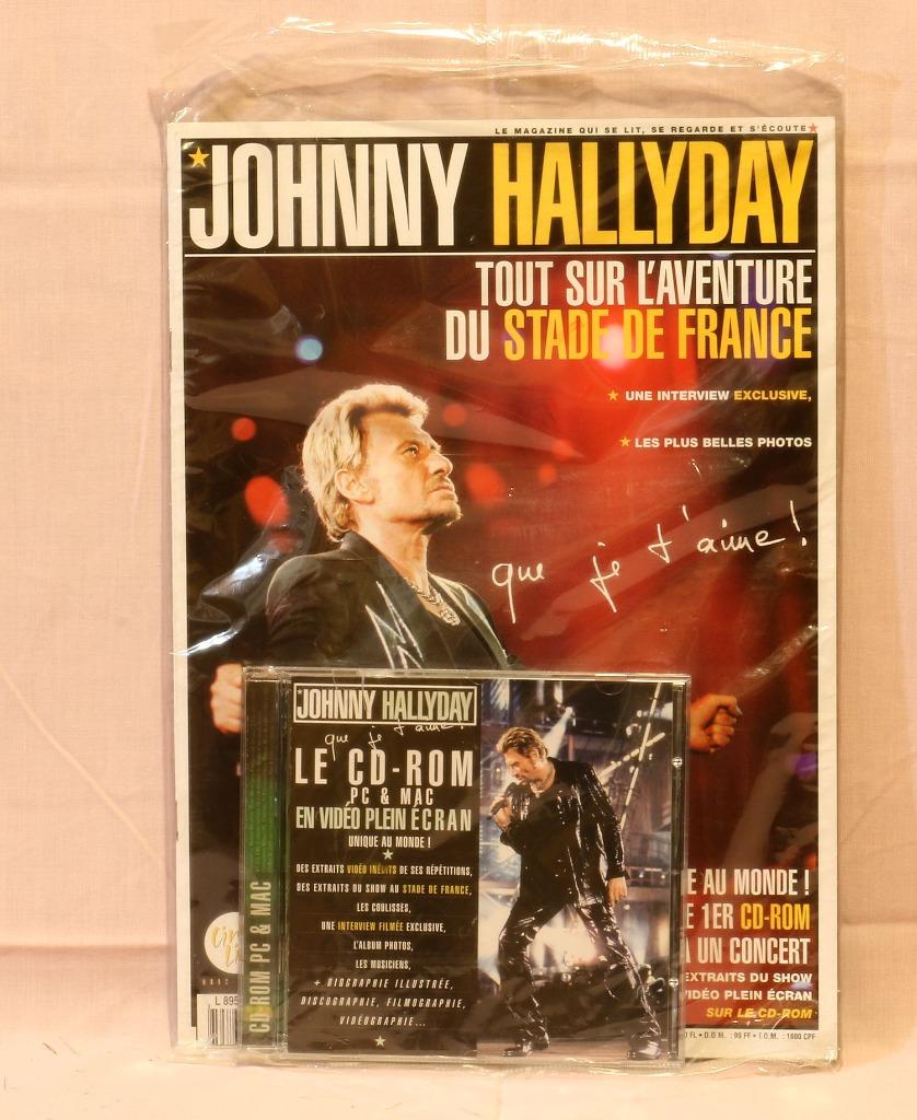 CD-Rom Johnny Hallyday Stade de France 98 Scellé, Ophalen of Verzenden, Digitaal bestand
