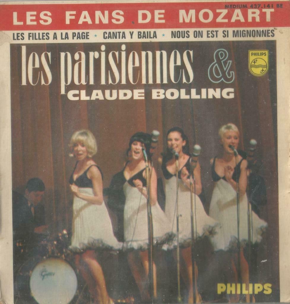 Les Parisiennes – Les fans de Mozart / Les filles a la page, Ophalen of Verzenden, Gebruikt, Pop
