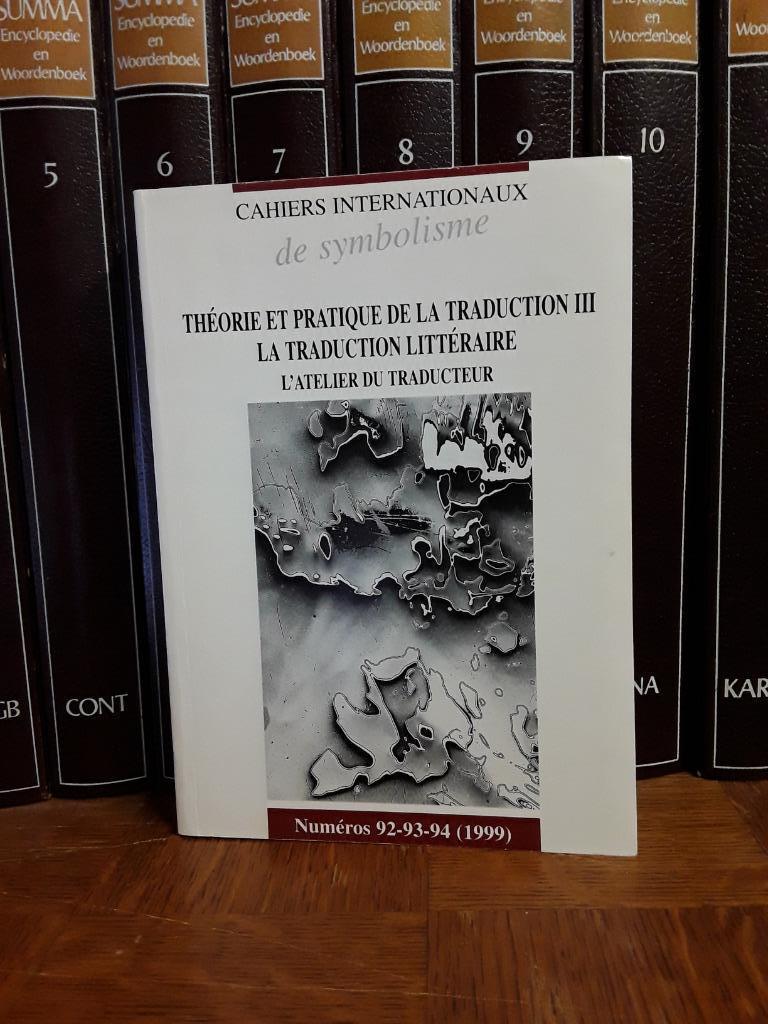 Cahier international de symbolisme, l'Atelier du traducteur, Livres, Journaux & Revues, Comme neuf, Corps et Esprit, Enlèvement ou Envoi