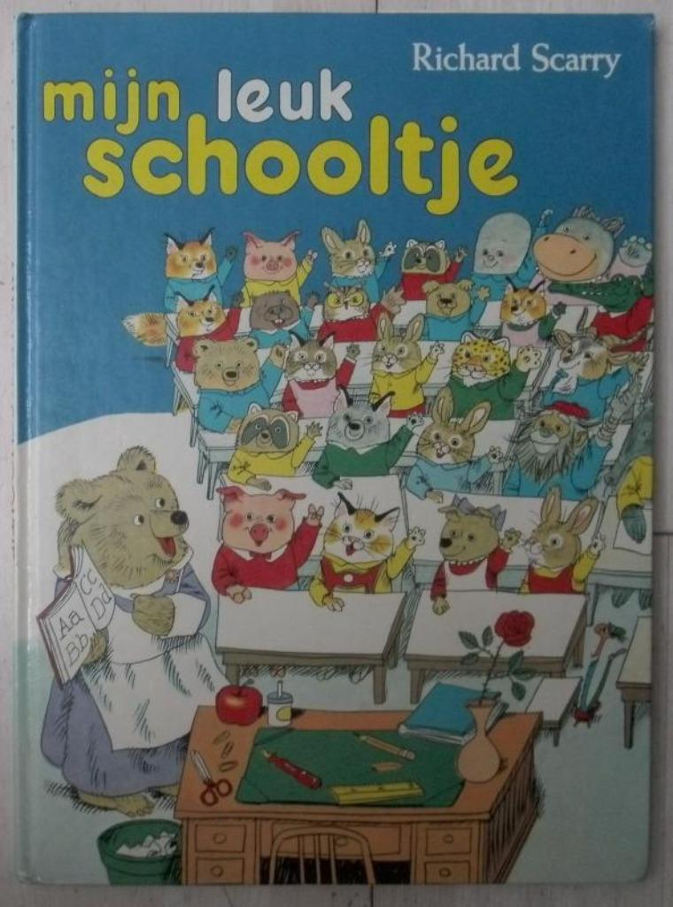 Richard Scarry - Mijn leuk schooltje, Boeken, Ophalen of Verzenden