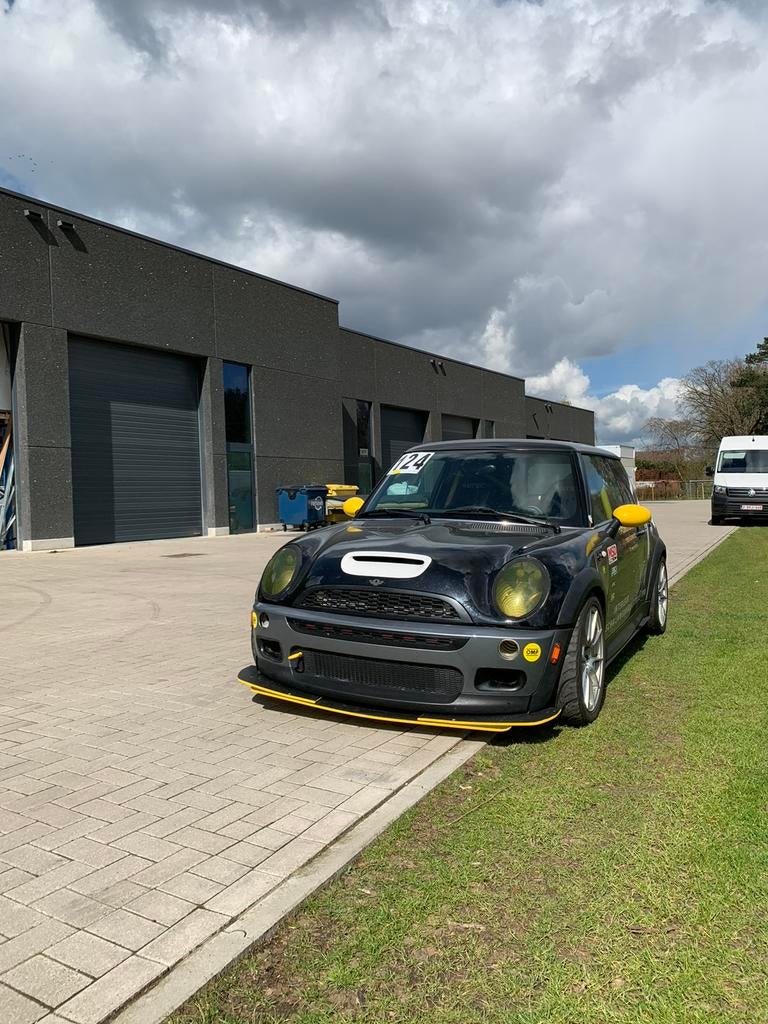 Mini R53 trackcar/trackday, Autos, Argent ou Gris, 2 places, Boîte manuelle, Noir