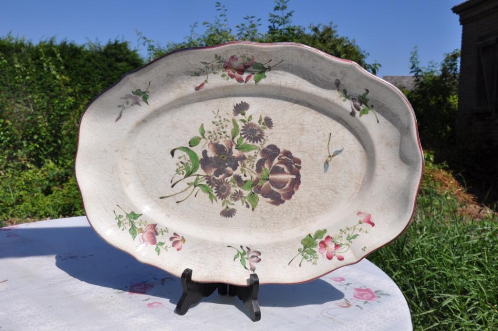 §  ancien plat de service luneville, Enlèvement ou Envoi