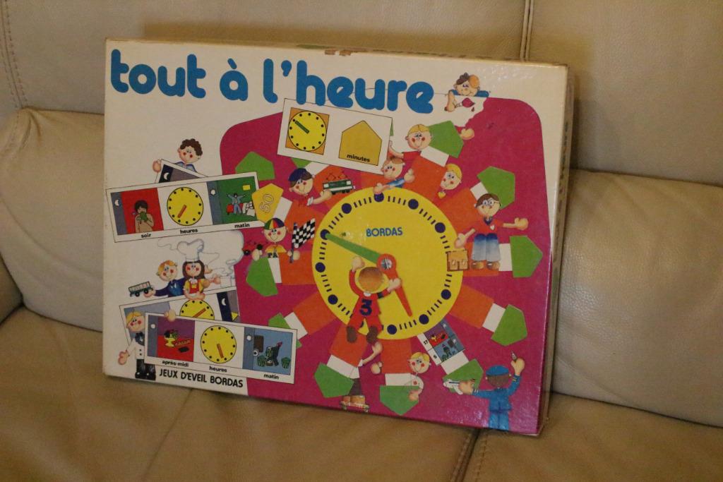 Jeu éducatif "Tout à l'heure" vintage années 1970/80, Enfants & Bébés, Enlèvement, Utilisé, Découverte