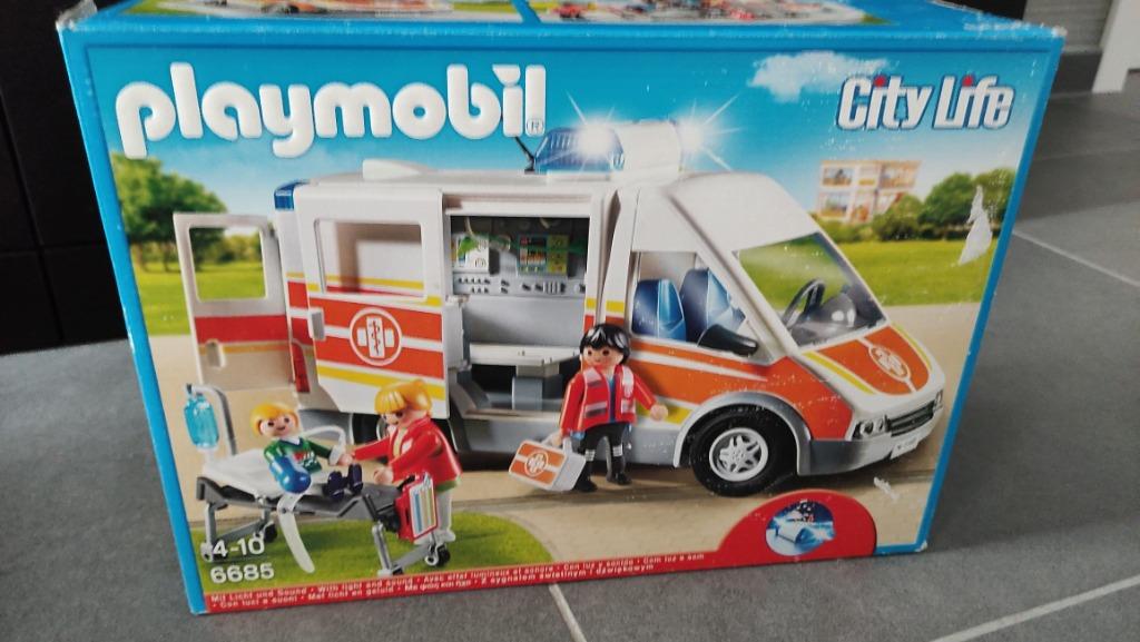 Playmobil ambulance, Kinderen en Baby's, Ophalen, Zo goed als nieuw, Complete set
