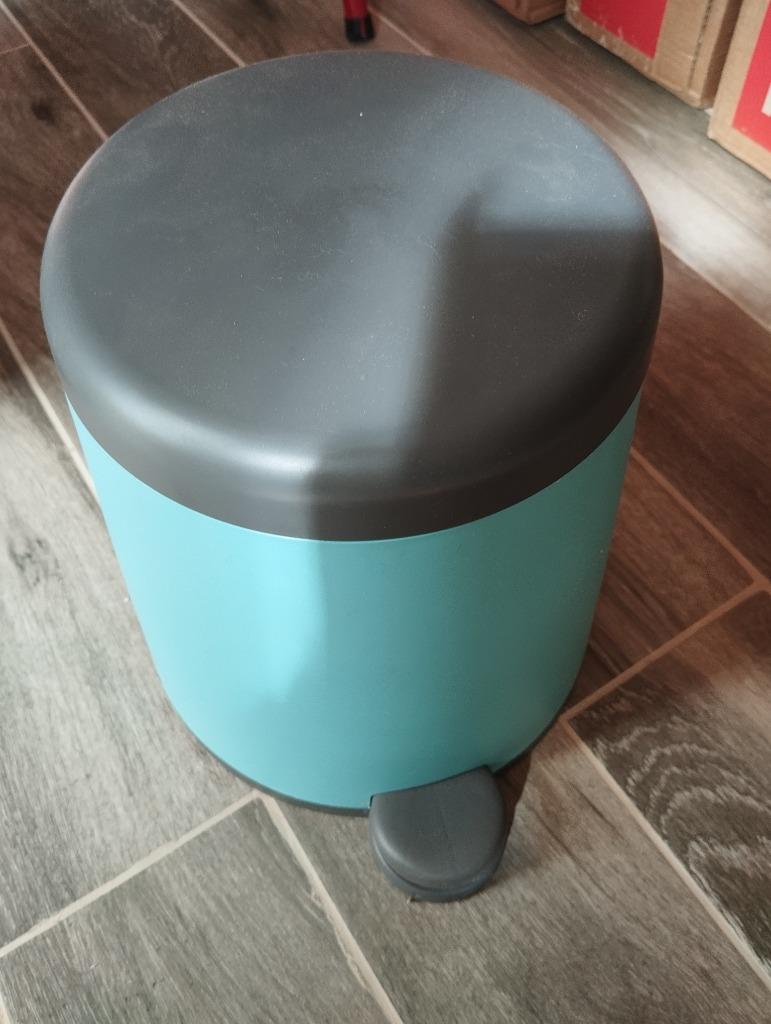 Petite poubelle IKEA bleue, À pédale, Moins de 10 litres, Moins de 50 cm, Comme neuf