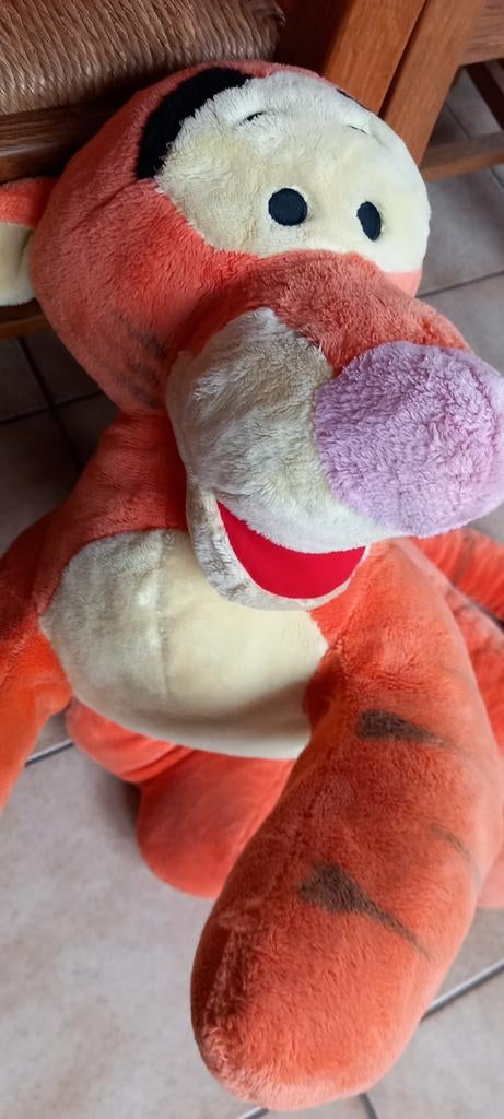 Grands animaux en peluche Tigre 60 cm et Mickey Mouse, Enfants & Bébés, Enlèvement ou Envoi, Comme neuf