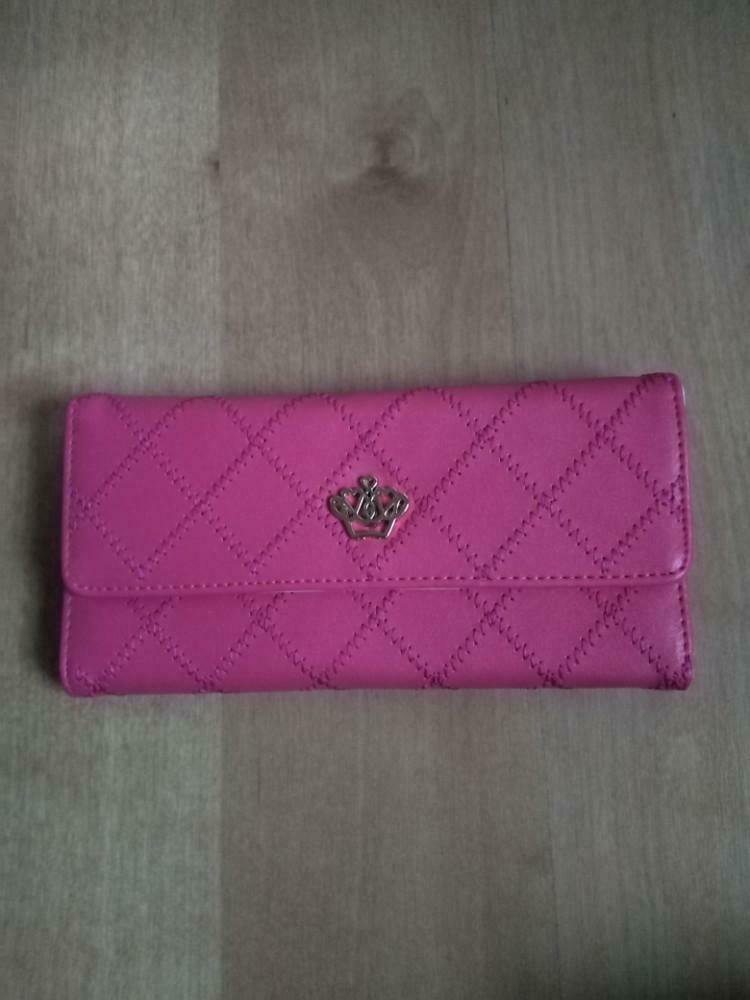 Roze portomonnee met kroontje, Ophalen of Verzenden, Nieuw, Roze, Overige merken