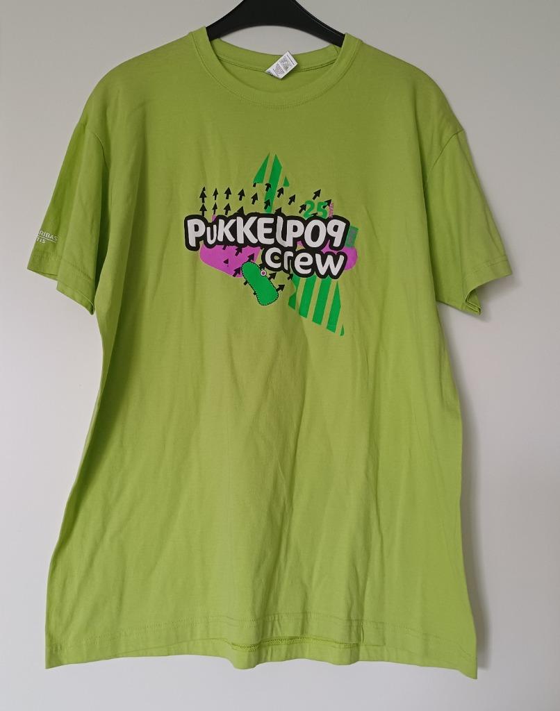 groen pukkelpop tshirt crew 2010, Ophalen of Verzenden, Zo goed als nieuw, Shirt, Overige
